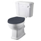 Bayswater Fitzroy Close Coupled Toilet & Seat - Stiffkey Blue - welovecouk