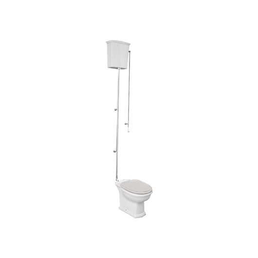  RAK Washington Traditional High Level Toilet with Horizontal Outlet - welovecouk
