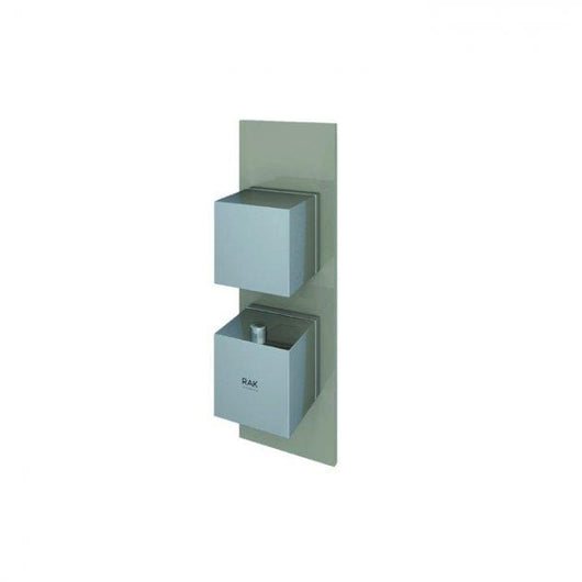  RAK Feeling Thermostatic Square Single Outlet Concealed Shower Valve - welovecouk