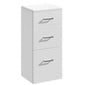 Floor standing 1250mm White Basin Vanity Storage Unit Set