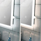 DesignCo Lyra 500mm Rectangular Illuminated LED Mirror - welovecouk