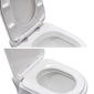 Luxury D-Shape Soft Close Top Fixing Quick Release Toilet Seat