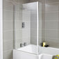 Brava 1500 L-Shaped Shower Bathroom Suite