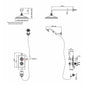 Burlington Trent Concealed Thermostatic Shower Kit with Airburst Shower Head & Ceramic Handle Handset - WLB000247