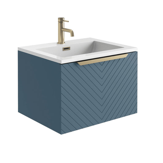  Linear 600 Wall Mounted Vanity Unit - Blue