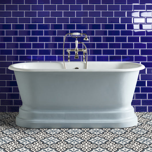  Metro Victorian Blue Gloss Rectangle Ceramic Tiles