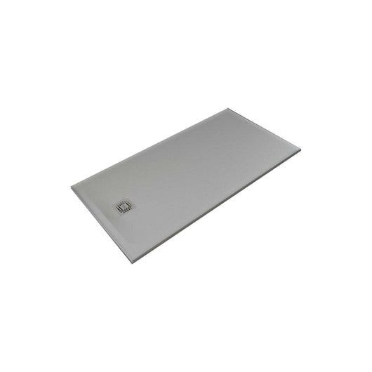  RAK Feeling Rectangular 1600 x 900mm Stone Shower Tray - Solid Grey