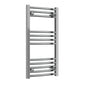 Reina Capo Vertical Curved Towel Rail - 800 x 400mm Chrome