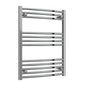 Reina Capo Vertical Curved Towel Rail - 800 x 600mm Chrome