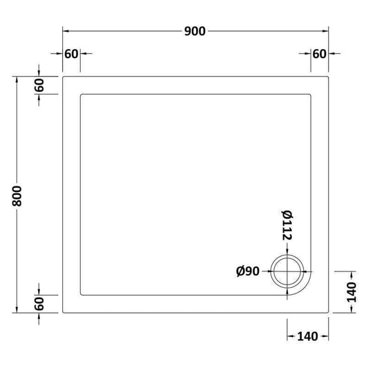  Rectangular Slate Grey Stone Shower Trays - welovecouk