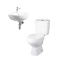 Alpha Close Coupled Toilet with Melbourne Corner Cloakroom Basin