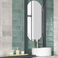 Cut Sample: Valley Emerald Rectangle Ceramic Tiles - welovecouk