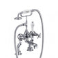 Burlington Anglesey Deck Mounted Bath Shower Mixer with S Adjuster