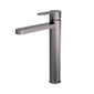 Nuie Arvan High-Rise Mono Basin Mixer (No Waste) - Brushed Gun Metal