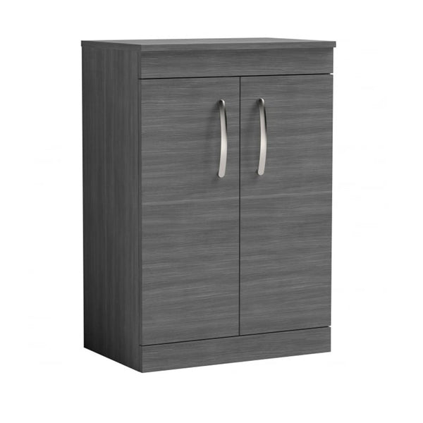 Mantello 600mm Floor Standing 2-Door Countertop Vanity Unit ...