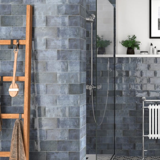  Valley Azurro Rectangle Ceramic Tiles
