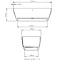 BC Designs Vive 1600 Freestanding Bath - welovecouk