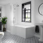 1700 P-Shaped Bath with Bath Screen and Front Panel