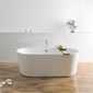 BC Designs Viado 1780 Gloss White Acrymite Freestanding Bath