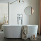 BC Designs Viado 1680 Gloss White Acrymite Freestanding Bath