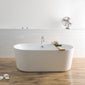BC Designs Viado 1680 Gloss White Acrymite Freestanding Bath