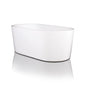 BC Designs Viado 1580 Gloss White Acrymite Freestanding Bath