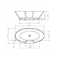 BC Designs Chalice Minor 1650 Freestanding Bath - welovecouk