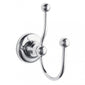 Bayswater Traditional Chrome Double Robe Hook