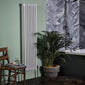 Bayswater Traditional White Nelson 3-Column Vertical Radiator 1500mm x 291mm