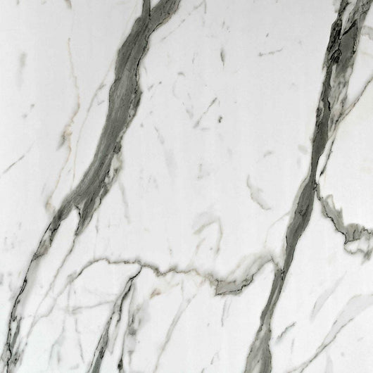  Showerwall Straight Edge 1200mm x 2440mm Panel - Bianco Carrara - welovecouk