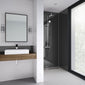 Wetwall Black Gloss Shower Panel - 2420 x 1200mm - Clean Cut