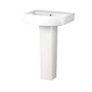 Serene Close Coupled Toilet & 600mm Full Pedestal Basin - welovecouk
