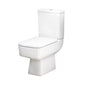 Serene Close Coupled Toilet & 600mm Full Pedestal Basin - welovecouk
