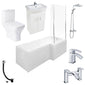 Brava 1500 L Shaped Vanity Bathroom Suite