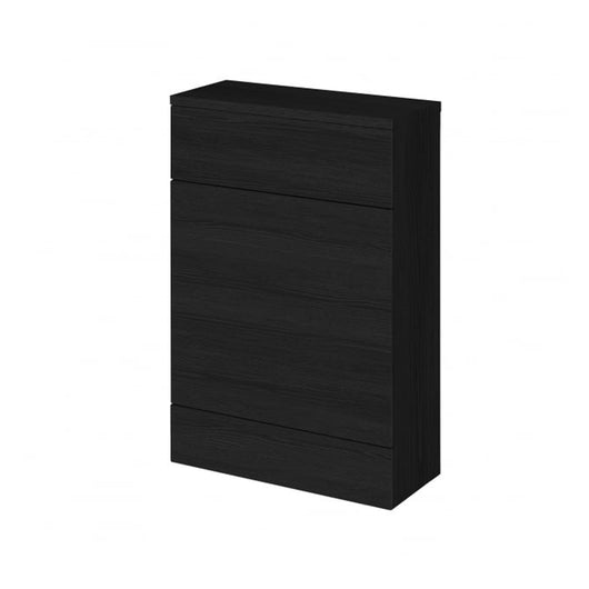  Hudson Reed Fusion 600mm Compact WC Unit & Co-ordinating Top - Charcoal Black