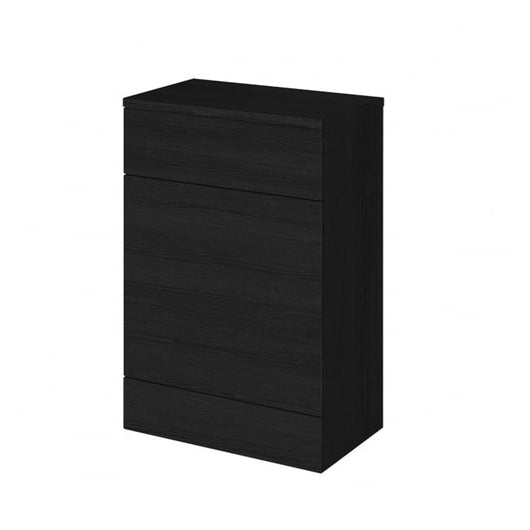  Hudson Reed Fusion 600mm WC Unit & Co-ordinating Top - Charcoal Black