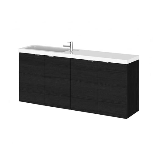 Hudson Reed Fusion 1000mm Combination Vanity Compact - Charcoal Black