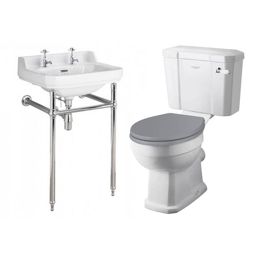  Bayswater Fitzroy 560mm Close Coupled Traditional Bathroom Suite - welovecouk