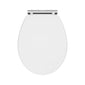 Nuie Classique Wooden Soft Close Toilet Seat - Satin White