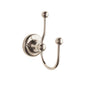 BC Designs Victrion Double Robe Hook - Nickel