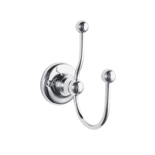  BC Designs Victrion Double Robe Hook - Chrome