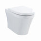 Hudson Reed Luna Back to Wall Pan & Seat - White - welovecouk