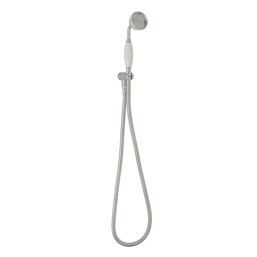  BC Designs Victrion Traditional Hand Shower Set and Wall Outlet - Brushed Chrome