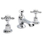 BC Designs Victrion Chrome Crosshead 3 Tap Hole Basin Mixer