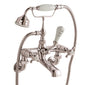 BC Designs Victrion Nickel Wall Mounted Lever Bath Shower Mixer