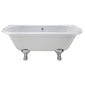 Bayswater Courtnell 1700mm Back to Wall Freestanding Bath