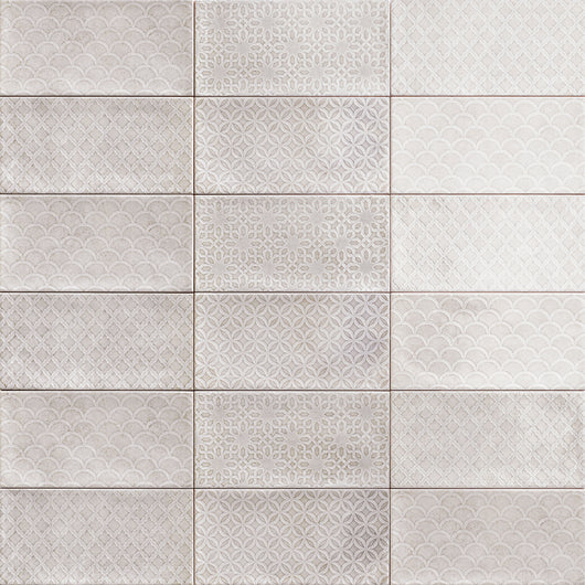  Décor Valley Grey Rectangle Ceramic Tiles