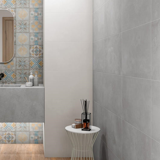  Cut Sample: Danish Gris Rectangle Ceramic Tile - welovecouk