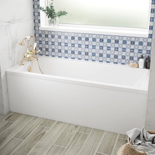  BC Designs Durham SolidBlue 1500 x 750 Single Ended Bath