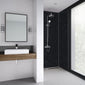 Wetwall Galaxy Black Shower Panel - 2420 x 590mm - Tongue & Grooved